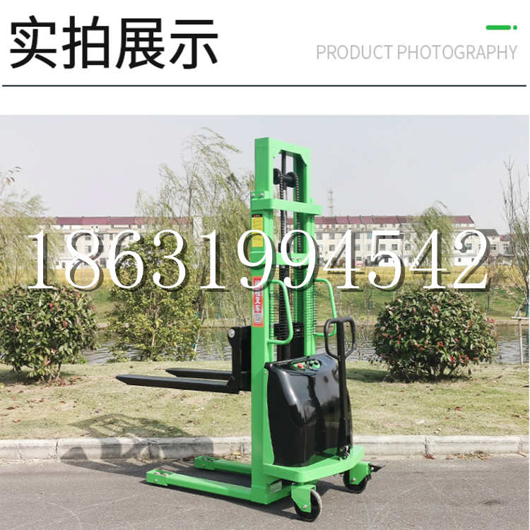 大关县电动叉车堆高车液压铲车电瓶1吨2吨站驾步行式小型全自动叉车